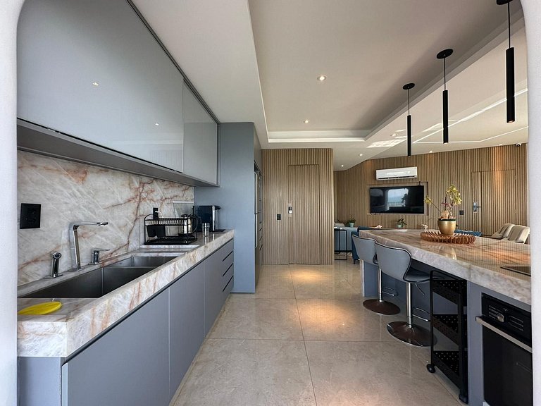 Apartamento com vista para o mar